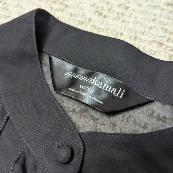 Norma Kamali Womens Sz 2X Romantic Feminine Blouse - Picture 3 of 4